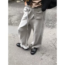 批发配小腰包~加绒韩国设计重工复古拉链休闲<b class='q'>哈伦裤</b>运动长裤秋冬三色