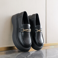 批发2026夏季新款乐福鞋厚底<b class='q'>英伦</b>风小皮鞋女鞋货号