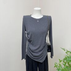 批发40支棉【92棉8氨纶】胖mm<b class='q'>大码</b>女装长袖T恤<b class='q'>打底衫</b>上衣200斤