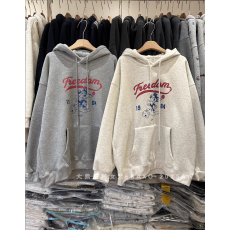 批发加绒加厚卫衣<b class='q'>外套</b>女装秋冬韩版连帽宽松印花长袖<b class='q'>上衣</b>潮