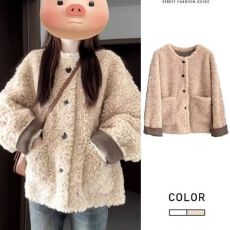 批发羊羔毛外套<b class='q'>女</b>装秋冬季新款爆款小个子香风摇粒绒加厚潮