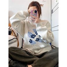 高品质后包领 整件压线食毛纯棉华棉复合银狐绒加绒圆领卫衣