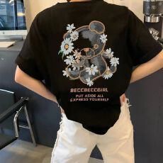 210克纯棉短袖t恤女2026夏季新款宽松休闲大码百搭体恤上衣ins