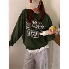 批发加绒加厚卫衣<b class='q'>外套</b>女装秋冬韩版连帽宽松印花<b class='q'>长袖</b>上衣潮