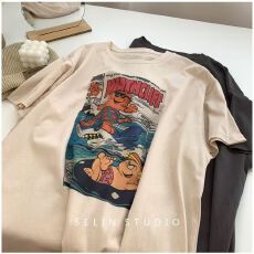 批发<b class='q'>韩国</b>短袖显瘦T恤女装夏季韩版潮学生百搭半袖上衣服