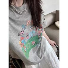 批发<b class='q'>韩国</b>短袖显瘦T恤女装夏季韩版潮学生百搭半袖上衣服