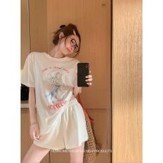 批发韩国短袖显瘦T恤女装夏季韩版潮学生百搭半袖<b class='q'>上衣</b>服