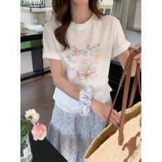 批发<b class='q'>韩国</b>短袖显瘦T恤女装夏季韩版潮学生百搭半袖上衣服