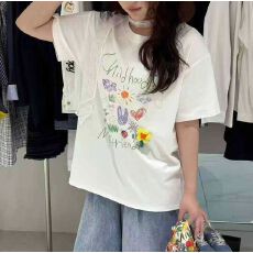 批发<b class='q'>韩国</b>短袖显瘦T恤女装夏季韩版潮学生百搭半袖上衣服