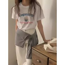 批发<b class='q'>韩国</b>短袖显瘦T恤女装夏季韩版潮学生百搭半袖上衣服