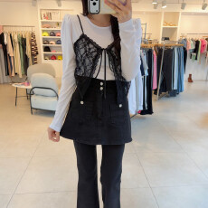 批发现 春季时尚<b class='q'>百搭</b>双排扣屁帘牛仔<b class='q'>裤</b>