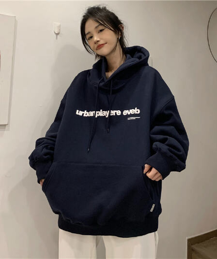 조기 가을 후드 oversize 후드티 운동 재킷 트렌디 ins 여성 봄 가을 2026 새로운 폭발 가을 겨울 의류