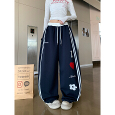 批发#美式辣妹休闲<b class='q'>运动服</b>套装女夏季新款时尚减龄<b class='q'>短袖</b>阔腿裤学生