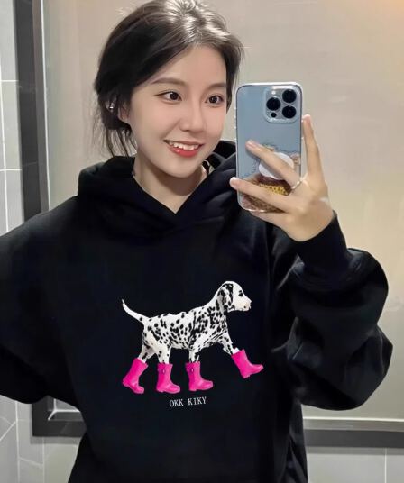 조기 가을 후드 oversize 후드티 운동 재킷 트렌디 ins 여성 봄 가을 2026 새로운 폭발 가을 겨울 의류