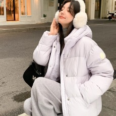 白灵儿短款棉服女 2026冬季新款超好看泡芙面包服 加厚羽绒服外套