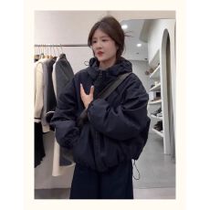 批发美式羽绒棉服女短款<b class='q'>外套</b>冬季2025新款韩版<b class='q'>百搭</b>小个子工装棉服上衣