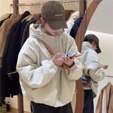 批发美式羽绒棉服女短款<b class='q'>外套</b>冬季2025新款韩版<b class='q'>百搭</b>小个子工装棉服上衣