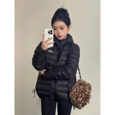 批发网图情侣<b class='q'>男</b>女同款排骨刺绣山峰短款连帽棉服外贸内胆棉衣外套