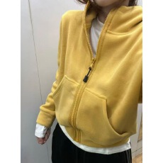 批发高级加绒加厚连帽双面奥粒绒外套2025百搭新款冬季开<b class='q'>衫</b>小个子上衣