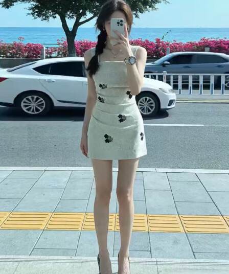 프랑스식 레트로 민소매 슬립 드레스 아이들 여름 2026 년 새로운 고급 센스 자이언트 잘 생긴 미니 스커트