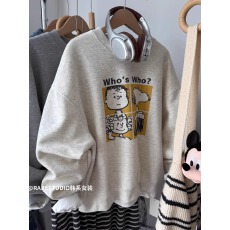 批发2026新款秋冬季oversize卫衣女ins<b class='q'>韩版</b>宽松BF小众休闲外套潮卫衣