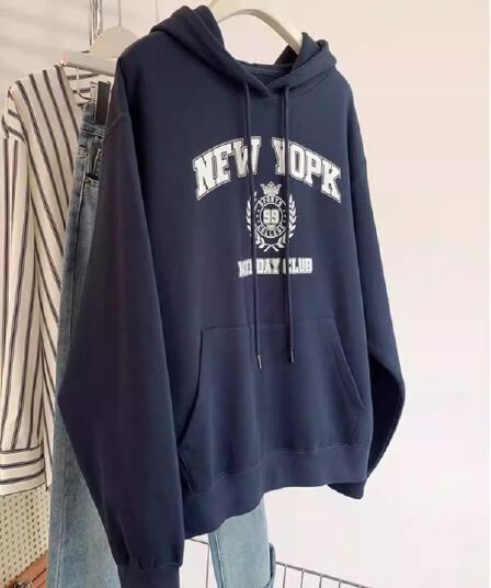 조기 가을 후드 oversize 후드티 운동 재킷 트렌디 ins 여성 봄 가을 2026 새로운 폭발 가을 겨울 의류