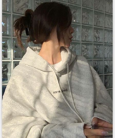 조기 가을 후드 oversize 후드티 운동 재킷 트렌디 ins 여성 봄 가을 2026 새로운 폭발 가을 겨울 의류