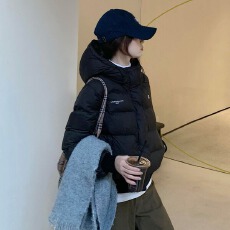 批发Underbroken美式复古休闲短款百搭棉服冬季肯豆风棉衣连帽外套女