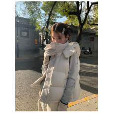 批发lulu同款四格羽绒<b class='q'>马甲</b>女短款2026冬季新款小个子<b class='q'>马夹</b>坎肩冬季外套