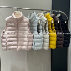 批发轻薄排骨羽绒棉马甲女短款2026秋冬新款韩版宽松立领超好看背心女