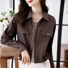 批发女士短外套矮小个子春秋装<b class='q'>韩版</b>新款时尚休闲百搭bf夹克潮薄外套