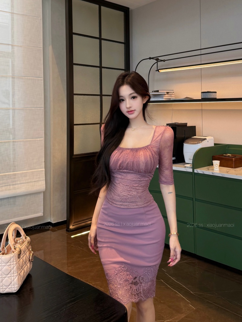 실사 정가 여자 섹시함 맨위 순수한 욕망 디자인 다용도 반신 스커트