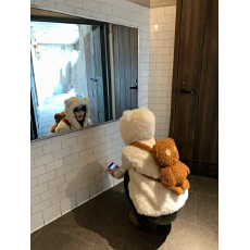 批发孔真烦呐「小熊软糖」韩系<b class='q'>甜美</b>连帽马甲女秋外穿休闲时尚外搭外套