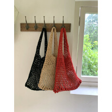 批发手工编织包包女式新款潮慵懒风单肩包大容量托特包通勤单肩包