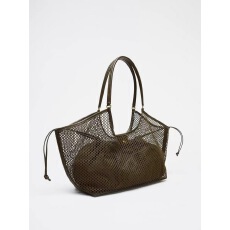 批发欧美风大容量女士沙滩包镂空网眼沙滩袋户外旅行度假收纳包托特包