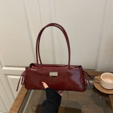 批发百搭新款跨境包包女2026邮差托特包百搭单肩腋下包通勤法棍包包