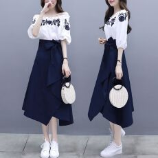 批发套装女神<b class='q'>范</b>两件套连衣裙女2024春夏新款气质韩版套装女裙子