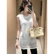 批发法式气质圆领无袖连衣裙女2026新款夏季高级感时尚洋气<b class='q'>镂空</b>小裙子