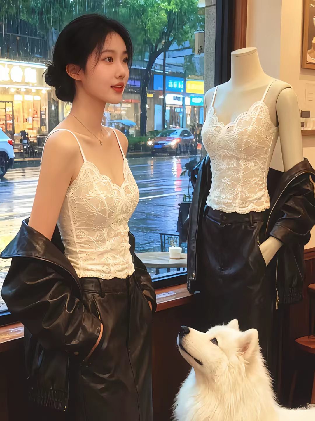 2026 폭발 레이스 캐미솔 벨트 가슴 패드 달콤한 매운맛 몸매 가꾸기 인사이드 가져 가라. 여름 만나는 맨위 수 있습니다. 외출용