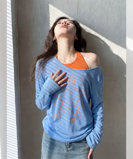 블라우스 170 그램 눈꽃 주간 실크 70 라이 경기 서울 30 폴리 에스터 순면 리브 조끼 비스듬한 어깨 자외선 차단 투피스 슈트