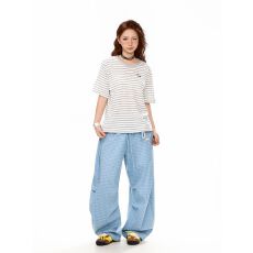 批发大码<b class='q'>女装</b>200斤165克雪花棉短袖<b class='q'>t</b><b class='q'>恤</b>夏新刺绣中长宽松圆领上衣