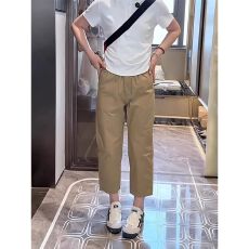 批发卡其色速干<b class='q'>哈伦</b>裤女夏季薄款凉感休闲<b class='q'>运动裤</b>