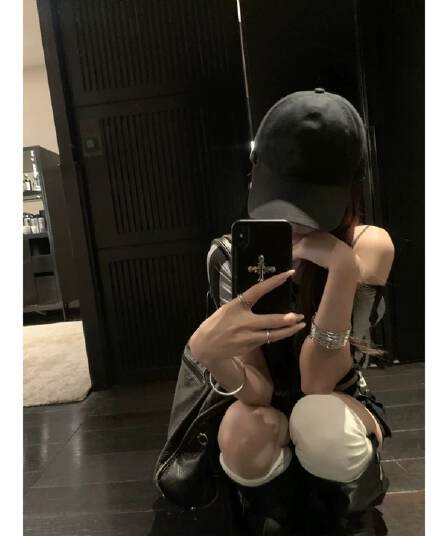 사람들 면 리브 비스듬한 어깨 반팔 티셔츠 여성 여름 느긋한 바람 루즈핏 순수한 욕망 맨위