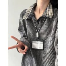 批发长袖t恤打底<b class='q'>衫</b><b class='q'>男</b>女薄款秋季新款粗织条纹宽松<b class='q'>POLO</b>领上衣