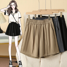 批发实拍实价<b class='q'>大码</b>休闲<b class='q'>西装</b>短裤女夏高腰显瘦运动阔腿五分裤