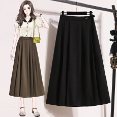 批发<b class='q'>西装</b>高腰百褶<b class='q'>西装</b>裙女高腰显瘦遮胯A字裙子