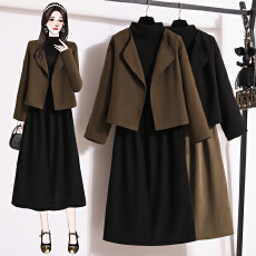 批发毛呢<b class='q'>外套</b>女春秋小香风薄款短款西装套装高级感秋冬