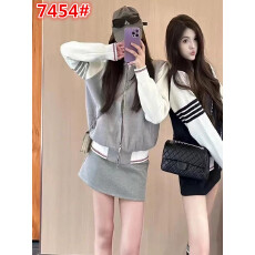 批发四道杠学院风棒球服2025秋冬新款拉链开衫时尚<b class='q'>百搭</b>运动休闲