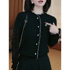 批发千韵依然直播间同款2025年新款秋冬洋气<b class='q'>妈妈</b>保暖羊毛衫上衣女