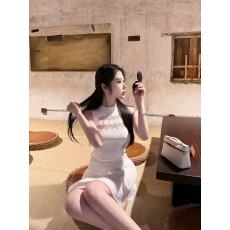 批发M900蕾丝拼接背心女2026年<b class='q'>春</b>新款半高领辣妹修身显瘦针织套装